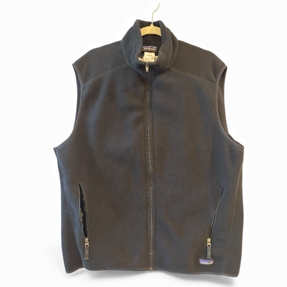 Patagonia Synchilla Mens Black Fleece Vest Size Xl